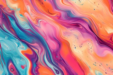 Fototapeta premium Vibrant abstract swirls of color capture the essence of creativity and emotion in a stunning display of artful expression