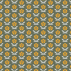 seamless background with flowers