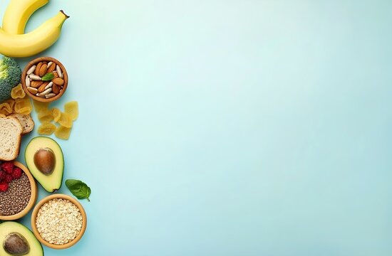 Fresh fruits and vegetables arranged beautifully on a clean kitchen counter