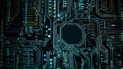 Fototapeta premium printed circuit board