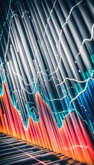 Obraz premium Abstract financial chart (1)