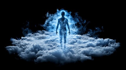 Obraz premium Spirit Walking on Clouds