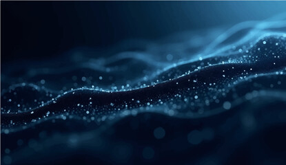 Abstract dot white dark blue pattern gradient texture technology background.4