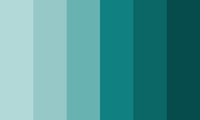 Gradient vector illustration of teal palette with vertical stripes