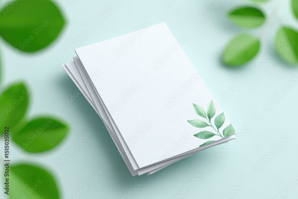 Poster simple and elegant composition showcasing neatly arranged collection of assorted promotional code ca