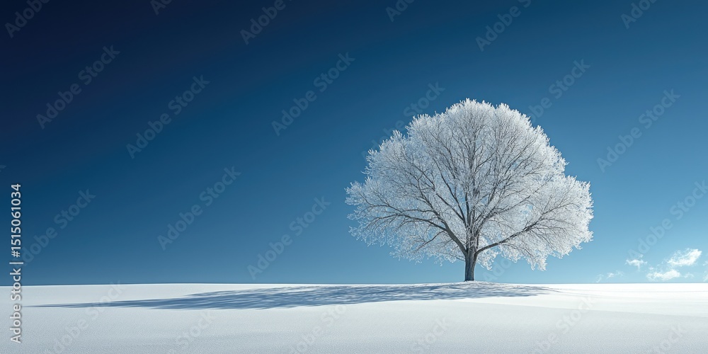 Poster in this abstract scene, white space is strategically used to highlight minimalist features, emphasiz