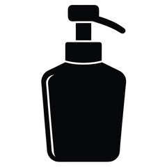 set of cosmetic bottles isolated