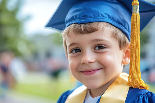 Smiling Graduate Celebrating Success