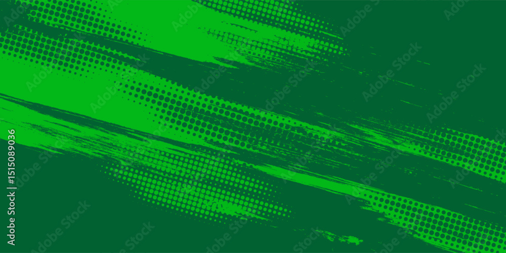 Poster dots halftone yellow green color pattern gradient texture background.