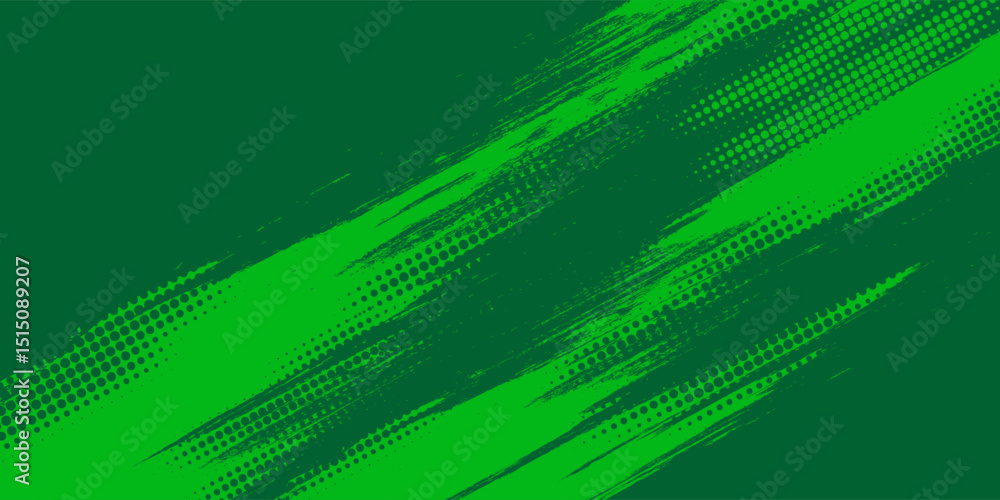 Poster dots halftone yellow green color pattern gradient texture background.