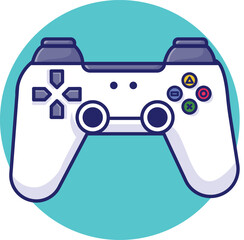Game Console Cartoon Vector Icon Illustration. Holiday Technology Icon Concept Isolated Premium Vector. Flat Cartoon Style 