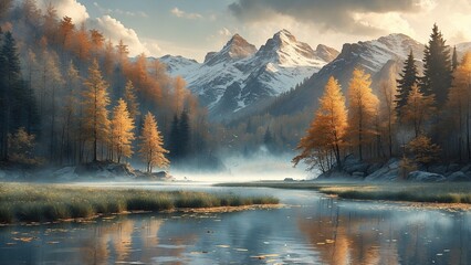 "Nature’s Silent Symphony: AI-Crafted Masterpieces Celebrating the Elegance of Earth’s Untouched Beauty"
A curated visual journey through valleys, rivers, forests, and skies—each image delicately rend