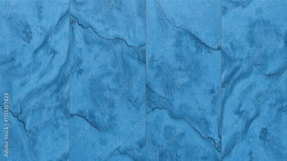 Poster abstract sky blue textured background image with subtle, dark vein-like pattern divided into vertica