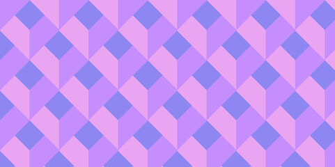 seamless geometric pattern with pink stripes cube wallpaper