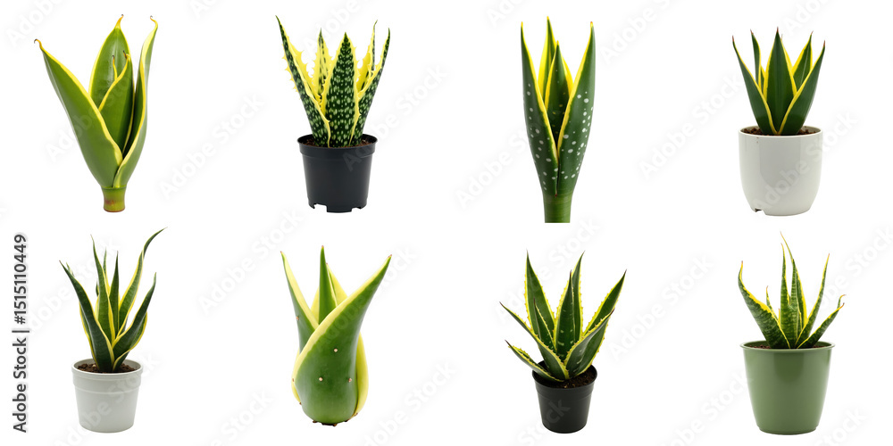 Poster collection of various potted succulent plants featuring distinct leaf shapes and patterns displayed 