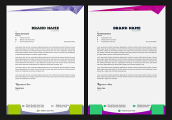 Professional Letterhead Template Modern Business Letterhead Design Template.Letterhead format template, business style letterhead design template. Company letterhead template designs.