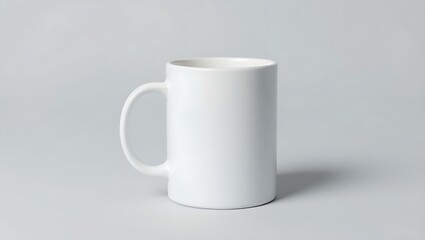 Fototapeta premium white cup on a wooden background