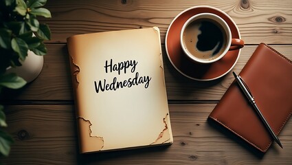 Wednesday Morning Flatlay with Coffee

