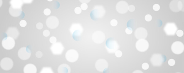 Abstract blur sparkles bokeh background with glowing stars glitters light effect confetti banner design.