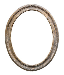 retro vertical silver picture frame cutout