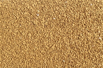 Texture of instant coffee granules.