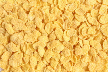 The texture is crispy, dry yellow flakes.