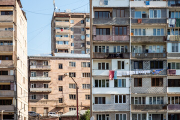 multy-storey apartment buildings in Kapan town
