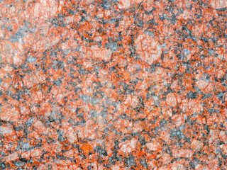 polished red granite board on wall of house