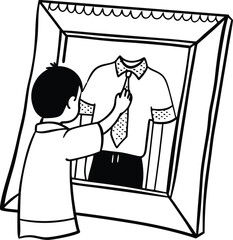 Father’s Day Celebration Concept – Dad and Kids, Love, Gift, and Family Bonding Illustration or Photo