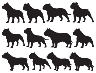 AMERICAN BULLY SILHOUETTE