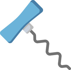 Corkscrew Flat Icon