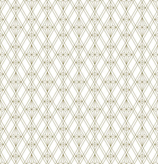 Seamless pattern japanese shoji kumiko, great design for any purposes. Japanese pattern background vector.Fine lines.