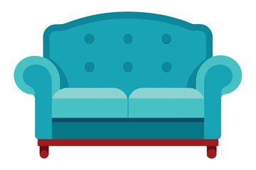 sofa isolated on white