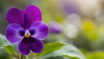 Obraz premium African violet flower