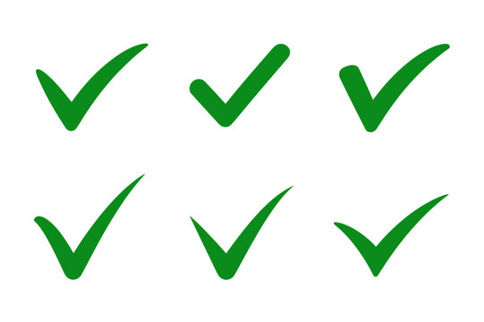 green tick clipart