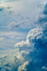An intentionally soft-focus image of a dramatic sky with evocative clouds, designed as a subtle backdrop for creatives—allowing foreground elements in web or media projects to take center stage