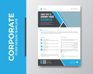 Corporate flyer design template