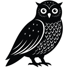 snowy owl vector