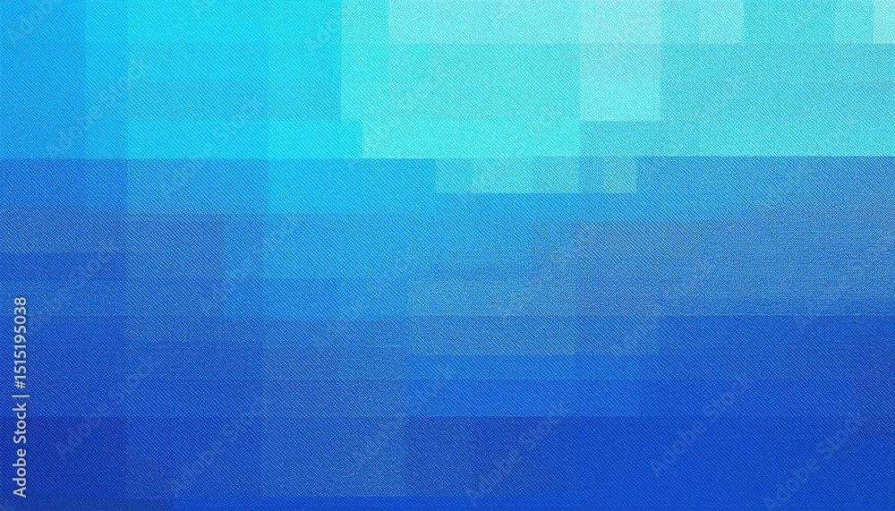 Aufkleber abstract blue pixel texture with woven fabric effect and bright cyan gradient lighting for web desig