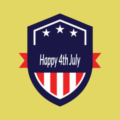 Celebrate with Style Unique July 4th Badges vector for Everyone