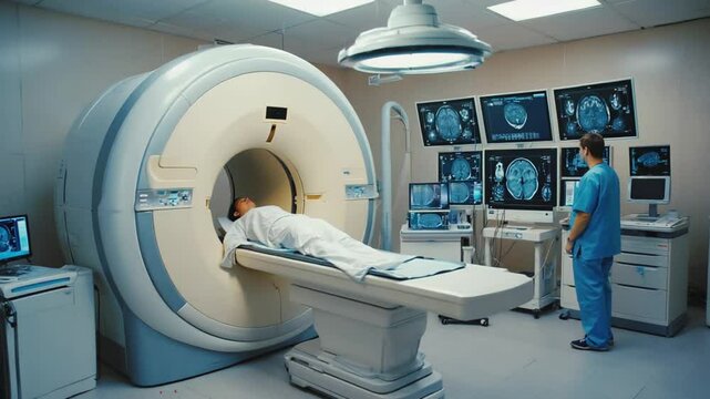 Brain CT scan.