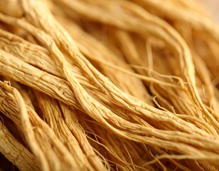 Close-up of dried ginseng roots (1)