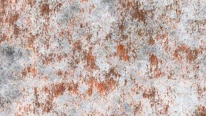 Texture of aged metal with rust and corrosion creating a distressed surface