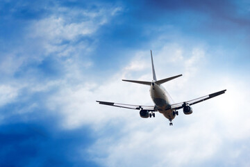 airplane in flight