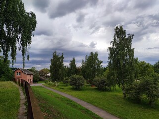 Bürgerpark in Oelsnitz Erzgebirge