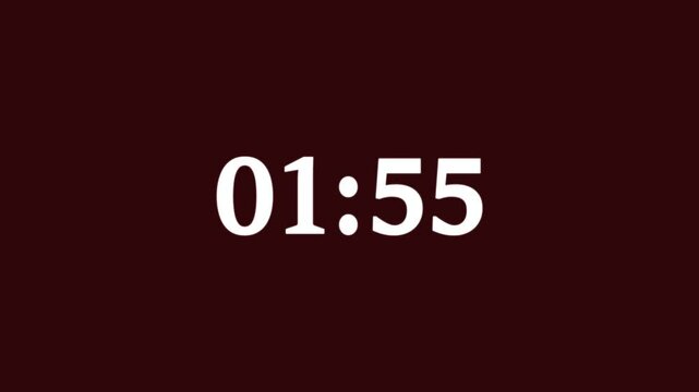 2 minute countdown clock counter timer, coming soon or under construction web site page time remaining count down