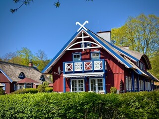 Holzhaus in Nida / Kurische Nehrung (Litauen)