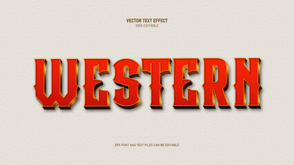 Western victorian text retro vintage style