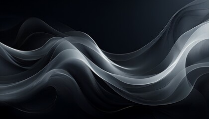 dark abstract background with flow gradient smoke texture wave