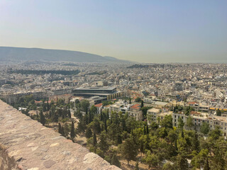 Fototapeta premium aerial view of Athens, Greece